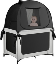 Blackout Cover Portable Travel Essential Pack N Play Cover Dark Pack