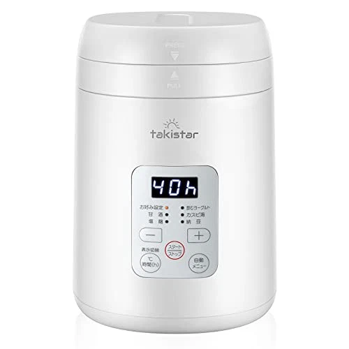 Takistar Compact Yogurt Maker Amazake Maker Temperature Control Timer Setting