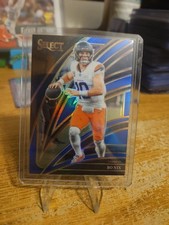 2025 Panini Select Football Bo Nix Club Level Blue Prizm /99 #211 - Broncos
