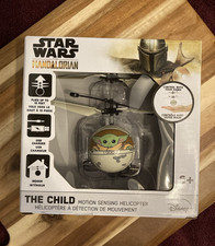Star Wars Mandalorian The Child Baby Yoda Motion Sensing Helicopter Ages 6 Gift