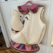 Disney Beauty and the Beast Mrs. Potts Costume RARE Women's Size M VTG W/ Hat