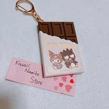 Sanrio Chocolate Keychain Secret Kuromi BadtzMaru Kawaii Pink Key Ring Sweet