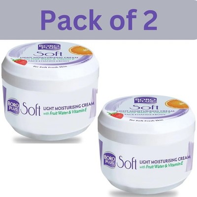 BoroPlus Soft Light Moisturising Cream, Light & Non-sticky For Soft Skin 100 ml