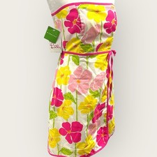 Vintage Lilly Pulitzer Strapless Dress NWT | 90s Floral Stretch Size 6