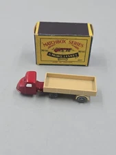 Vintage Matchbox Lesney #10 Mechanical Horse And Trailer With Metal Wheels In...
