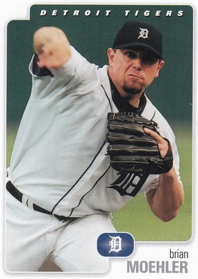 2000 Detroit Tigers Player Card Set #38 Brain Moehler + Yes 4 Free Mystery Cards