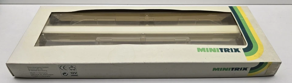 Minitrix N 12898 Leerverpackung für Zugset gebraucht m. Gebrauchsspuren