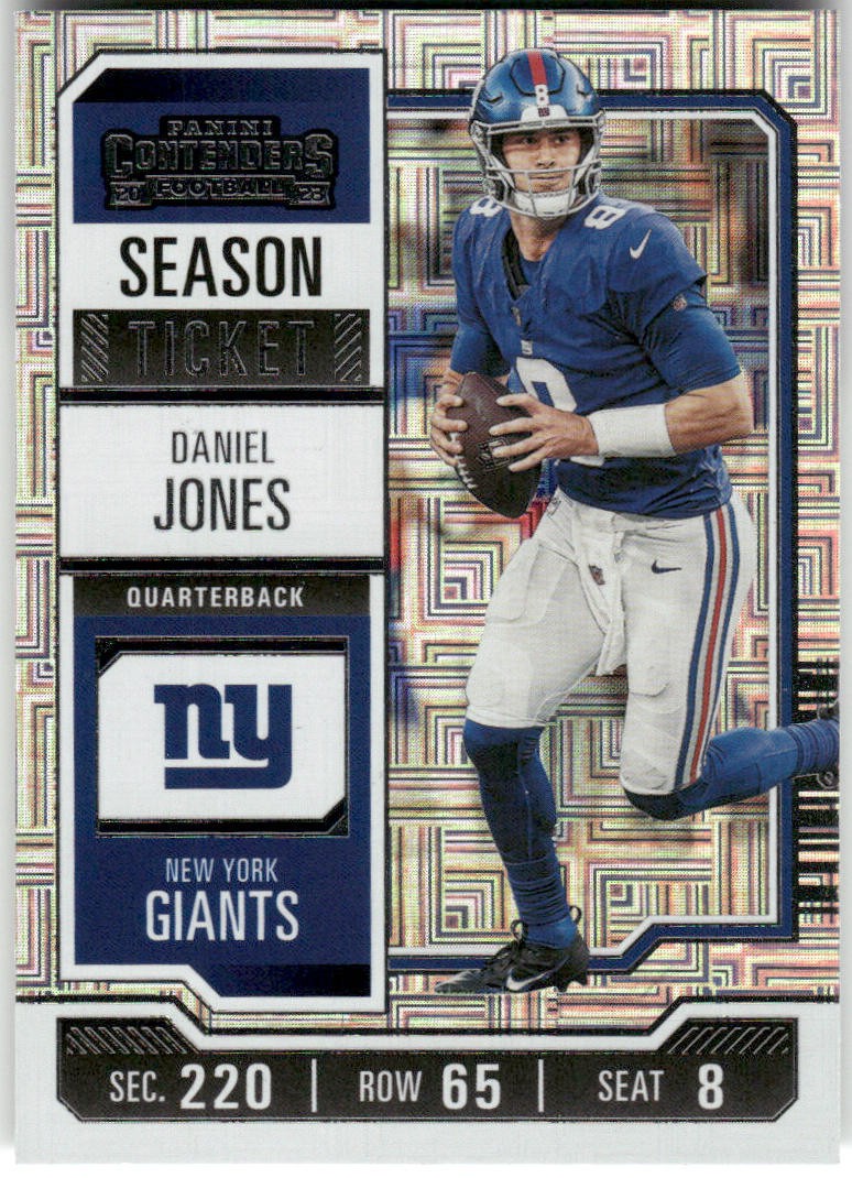 2023 Panini Contenders #75 Daniel Jones Season Ticket Retail Mojo