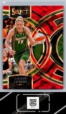 2024 Panini Select WNBA #133 Lauren Jackson Prizms Red Ice