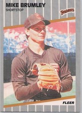 1989 Fleer Mike Brumley #302