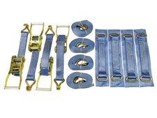 Transporter Recovery Wheel Strap Set 50MM x 4M X4 (Trailer Tie Down Heavy Duty)