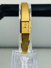 Vintage Seiko Quartz Gold Tone Women’s Watch Textured Dial New Battery Runs