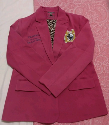 #ad Delta Psi Rho Sorority Hot Pink Blazer Spring 2024 Large $30.00