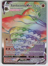 Sandaconda VMAX Holo 206/198 Rainbow Rare Chilling Reign Pokemon NM on eBay