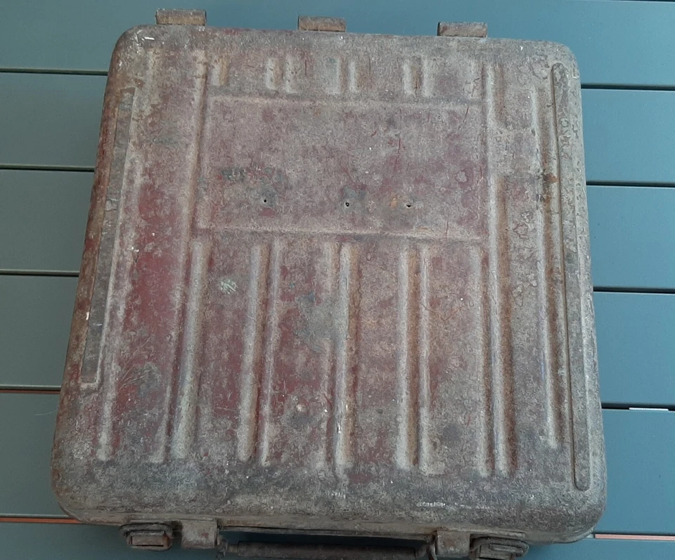 WW2 Relique Caisse Fer Munitions VIDE Mortier 81 Maginot Armée des Alpes France - Photo 3/4