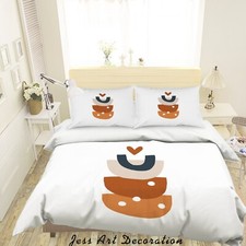 3D Rainbow Abstract Simple Quilt Cover Set Duvet Cover Bedding Pillowcases