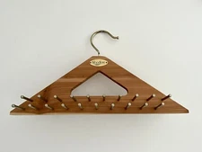 WOODLORE Tie Belt Hanger Holder Rack 40 Pegs Cedar Wood Closet Organizer