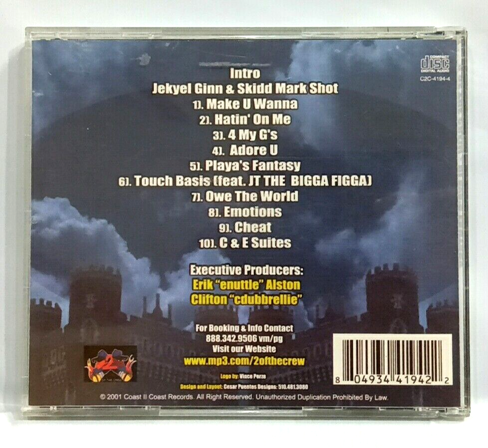 CD) 2 Of The Crew – Playa's Fantasy, US OG Press, C2C-4194-4