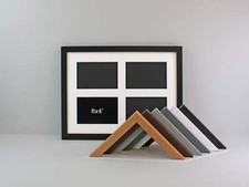 Suits Four 6x4" photos. 30x40cm. Multi Aperture Photo Frame.