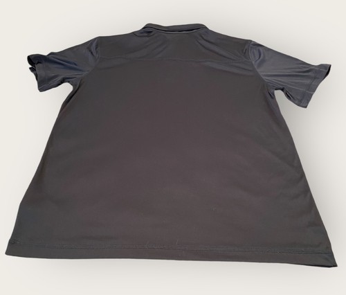 Atlanta Falcons Shirt Mens Large Black NFL Team Apparel Performance Polo ATL - Picture 2 of 14