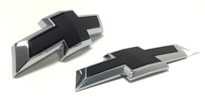 2016-2024 Chevrolet Camaro Vorne Gitter Hinten Koffer Chrome Schwarz Emblem NEUE