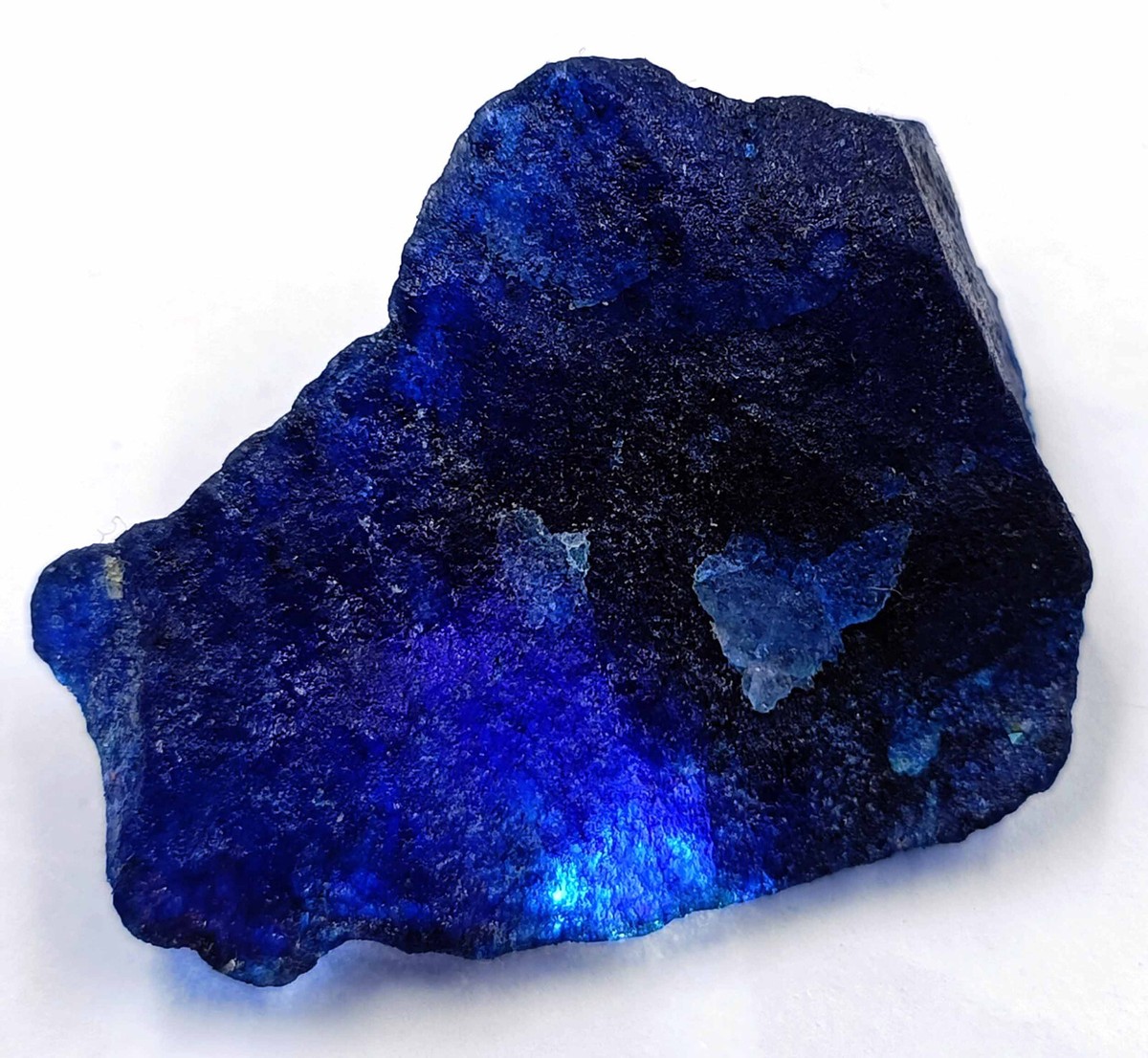 Dyed 128 Ct Natural Blue Sapphire Uncut Rough EGL Certified Loose