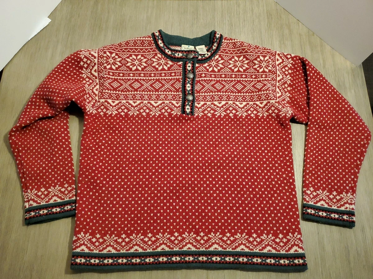 Ll bean top lambswool sweater