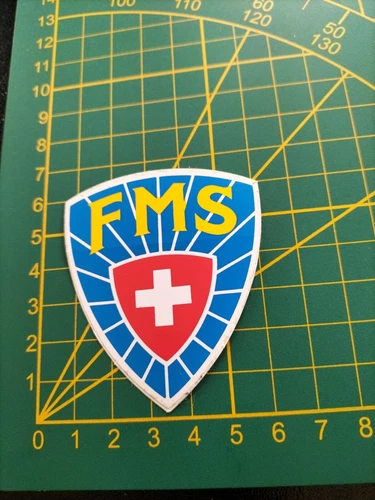 VINTAGE STICKER STICKER kleber FMS Swiss Motorcycle Federation