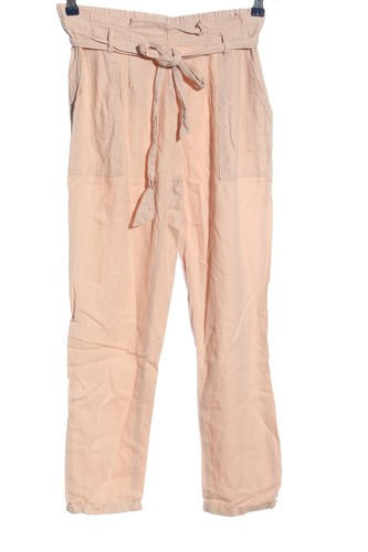Pantalon AJC Taille Haute Pour Femme - Couleur Chair, Taille 36, Coupe Bootcut Décontractée