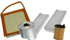 KIT 4 FILTRI TAGLIANDO PEUGEOT 3008 MPV SPACE WAGON 5008 PARTNER TEPEE 1.6 HDi