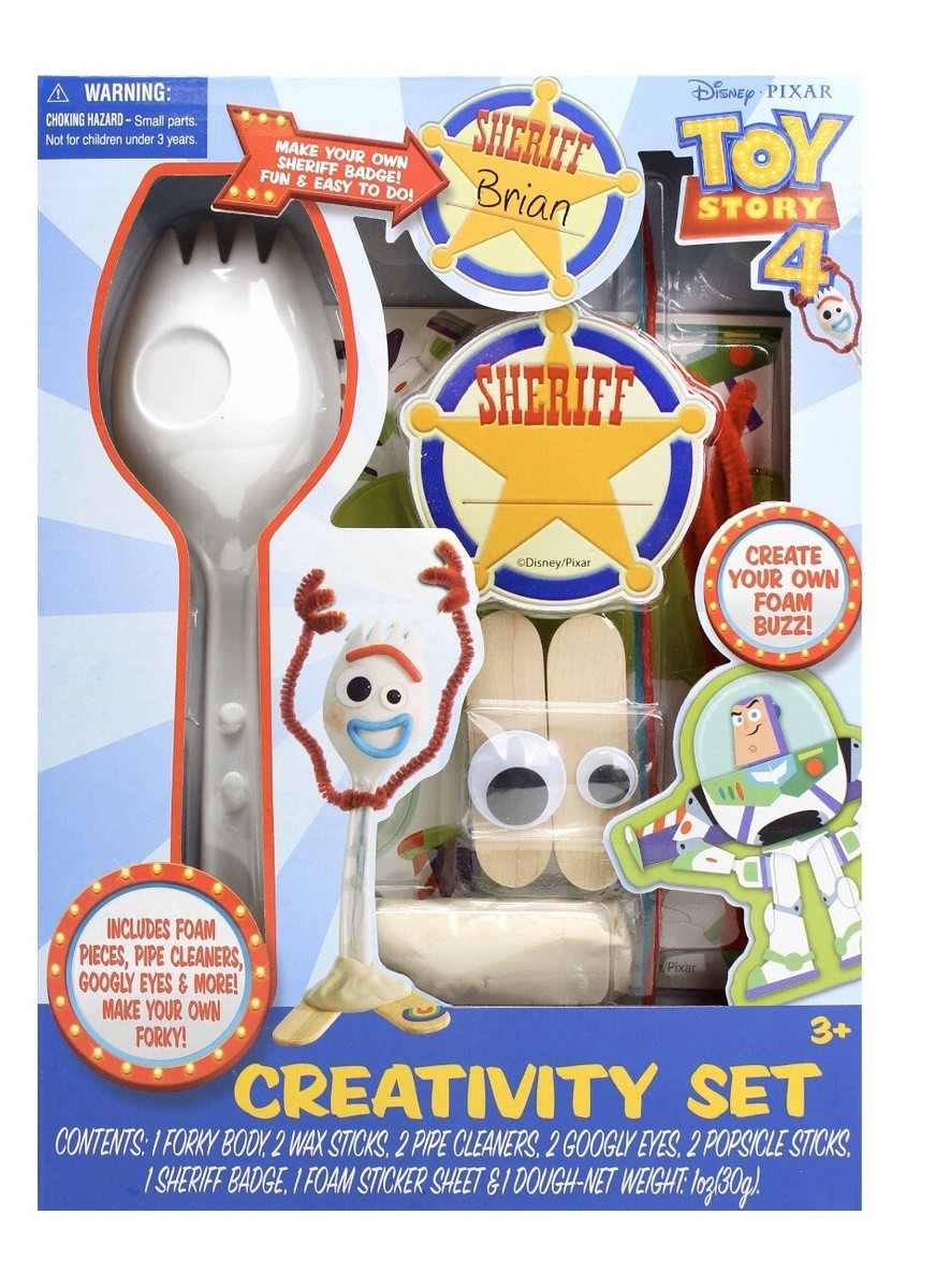 Toy Story Make A Forky Sporky Creativity Set Kit Create Foam