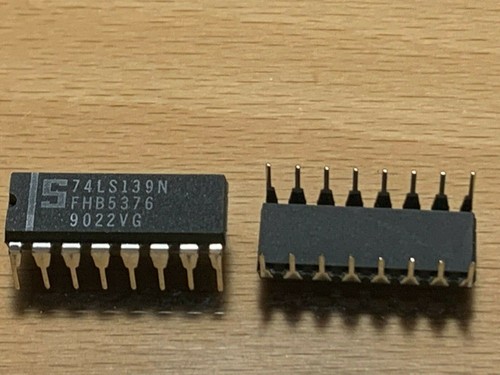 74LS139N - Signetics IC - DUAL 1-OF-4 DECODER/ DEMULTIPLEXER,DIP-16. - Picture 2 of 2