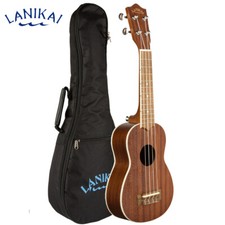 Lanikai MA-S Mahogany Series Soprano Size Ukulele Satin Finish w/ Padded Gig Bag