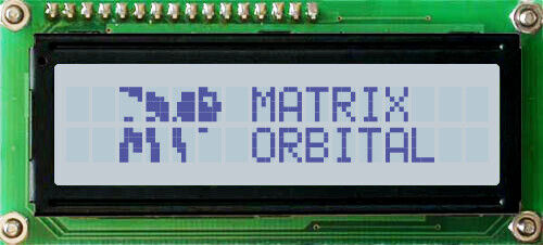 Matrix Orbital LK162-12-USB-GW LCD Display - Picture 1 of 2