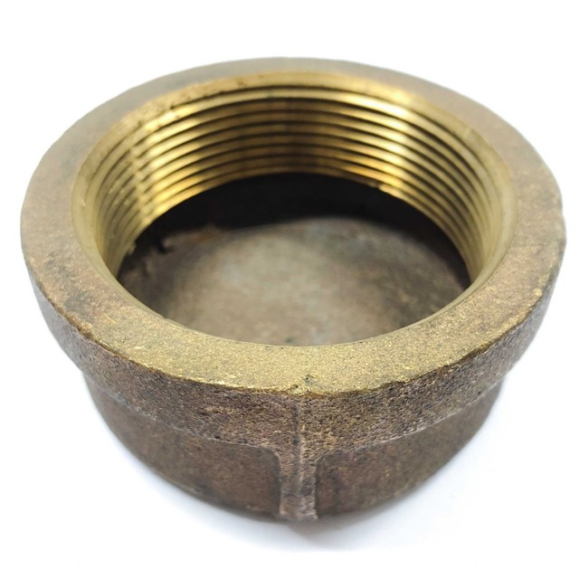2" NPT Brass Threaded Female Cap eBay