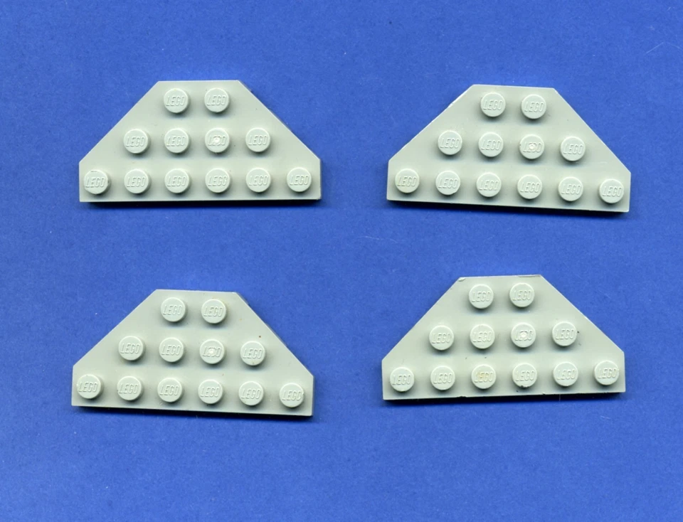 Lego--2419 -- Flügel -- Platte --3 x 6 -- Grau/OldGray -- 4 Stück -- Star Wars - - Bild 1 von 1