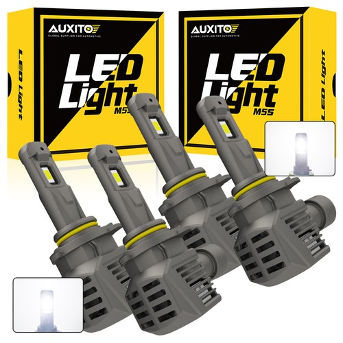 AUXITO 9005 9006 LED Headlight Bulb High Kit Low Beam Super Bright White 2/4X - Picture 11 of 22