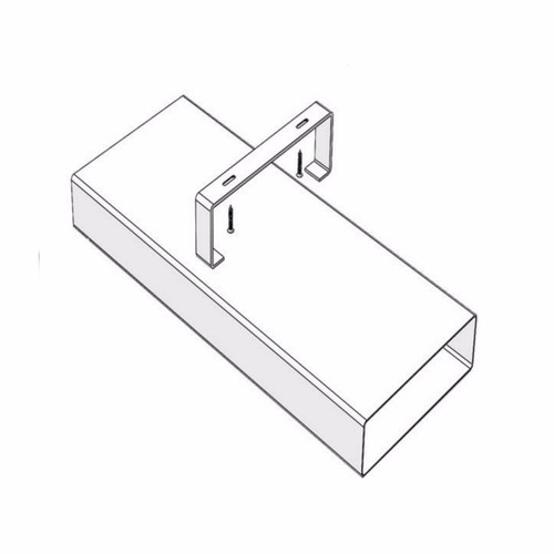 1 clip de conductos de canal plano rectangular (110 mm x 54 mm). - Imagen 2 de 4