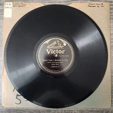 Henry Burr That's How I Believe In You/Charles Harrison I Want You VICTOR 18848