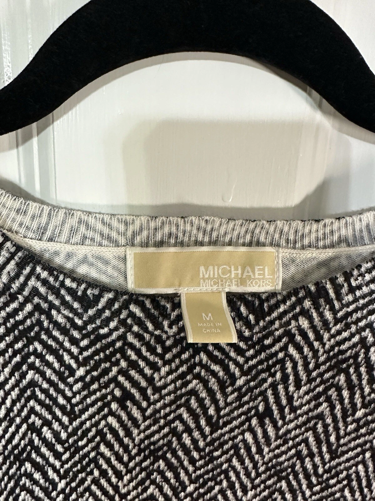 Abito manica lunga Michael Michael Kors taglia M aderente e svasato