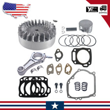 For Honda GX200 GX160 28degree Flywheel Billet Rod FlatTop Piston kit
