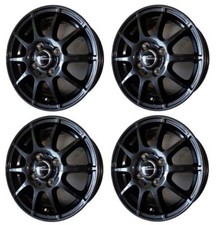 4x Stag 13x4.0 42 4x100 Sgm Gray Light Track Rims Kei Tora Wheels Jdm