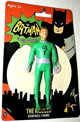 The Riddler From Batman Classic TV Series NOS New Bendable Figure MOC ...