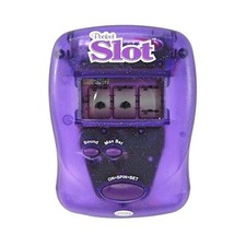 Radica Electronic Handheld Pocket Slot Game 2004 Purple Travel Hand Held Tested