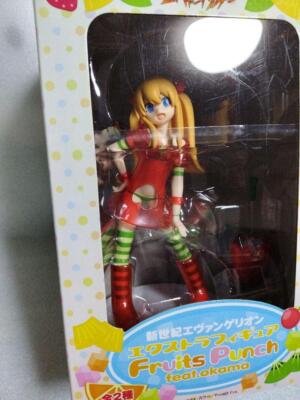 Neon Genesis Evangelion Asuka Fruits Punch feat.okama Extra Figure