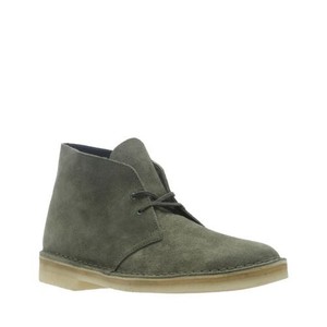 clarks olive suede