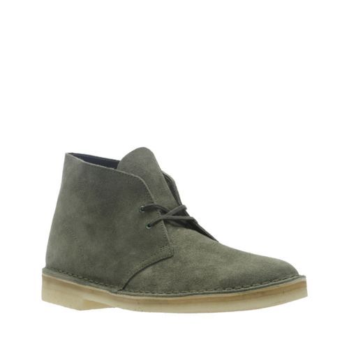 olive green clarks