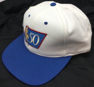 NBA at フィフティ The NBA at 50 White Commemorative Official Hardwood Classic Hat