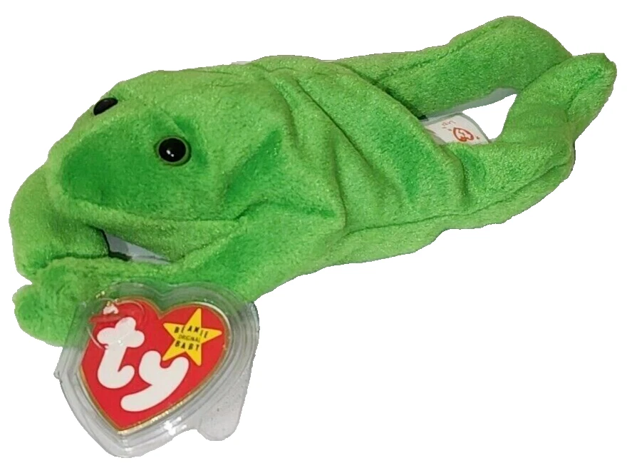 Ty Beanie Baby - LEGS the Frog (9 Inch) MINT with MINT TAGS