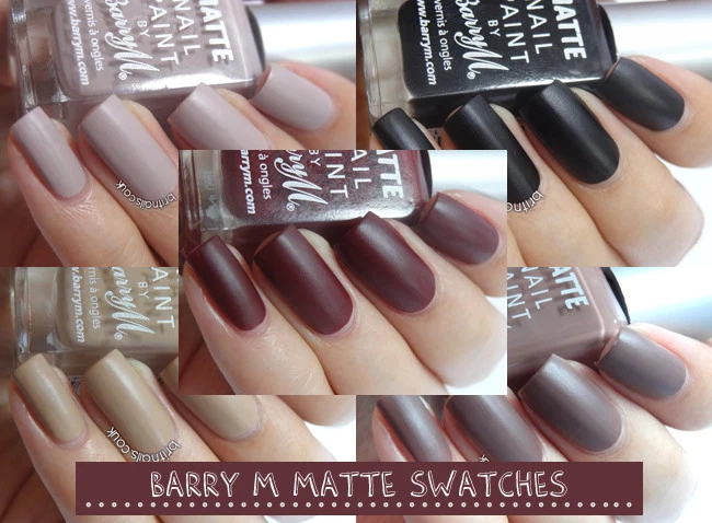 Barry M matte Nail Polish Paint - 10ml. *3 For 2*